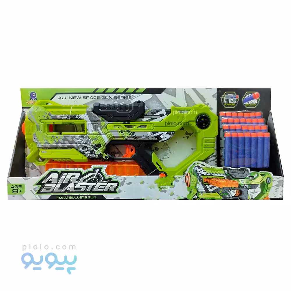 تفنگ اسباب بازی تیر فومی آیتم 918C-3