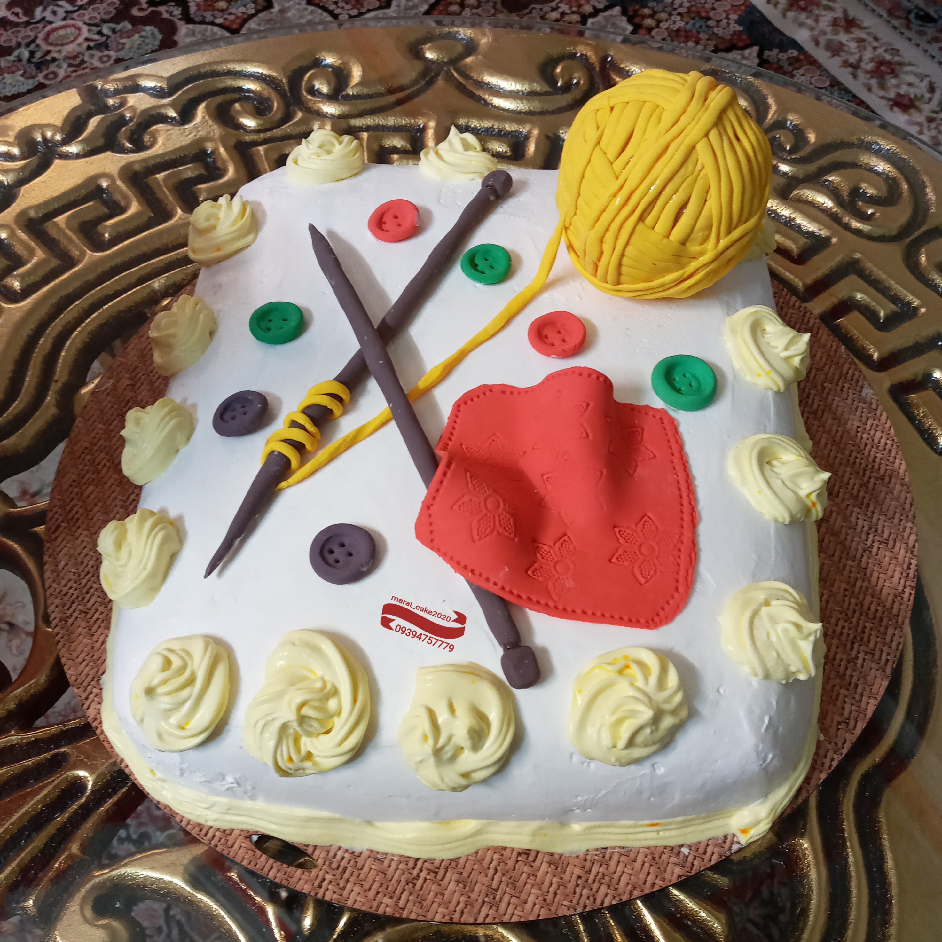 کیک بافت(خانگی)