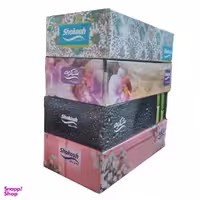 دستمال کاغذی شکوه مدل دستمال کاغذی 100 برگ مجموعه چهار عددی