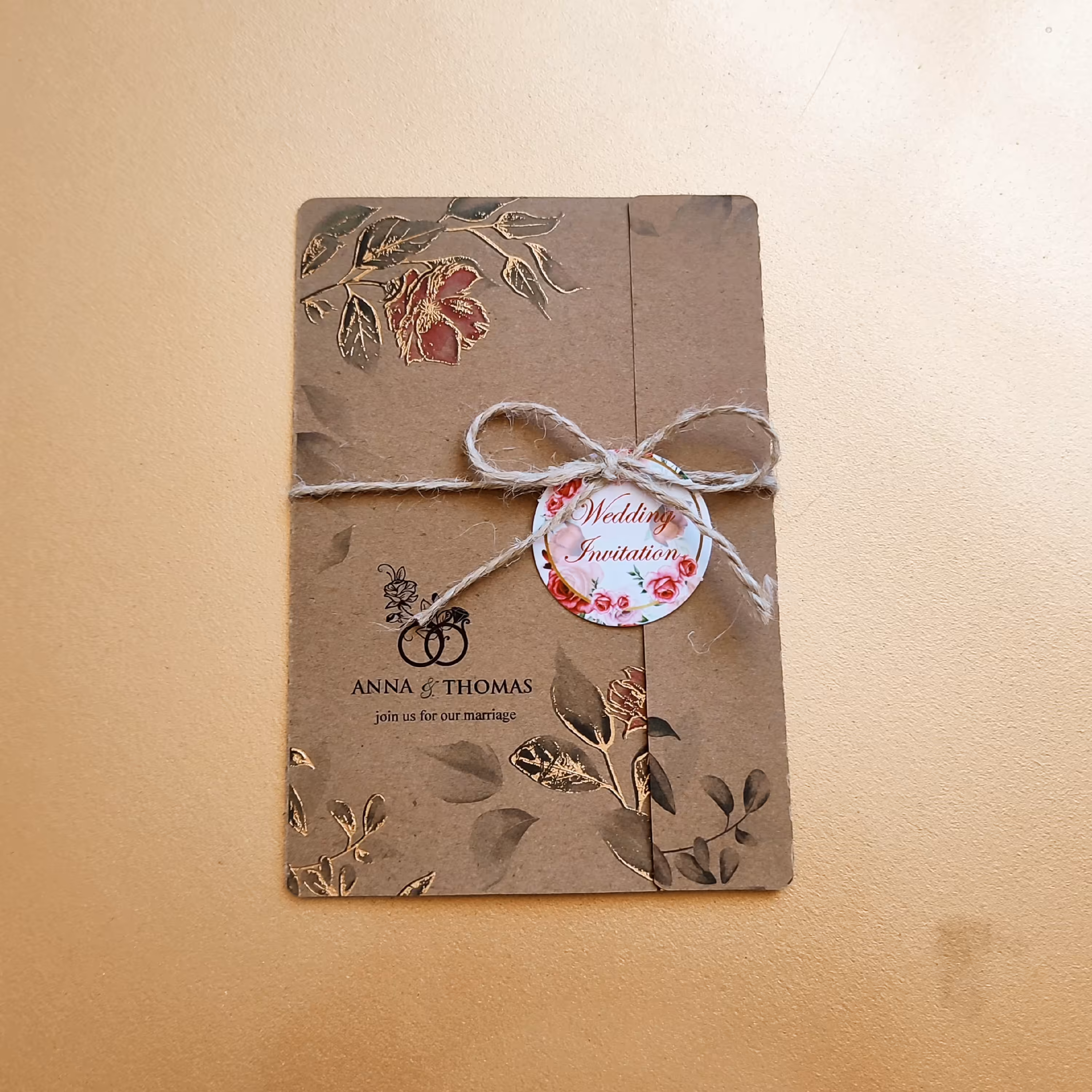 کارت عروسی کد 270، پک 100عددی