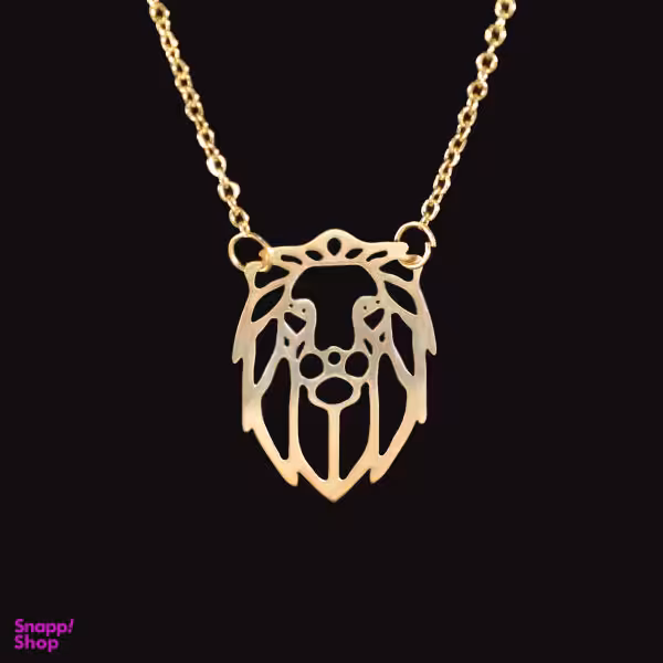 گردنبند طلا 18 عیار زنانه سانا گالری مدل شیر کد D9685