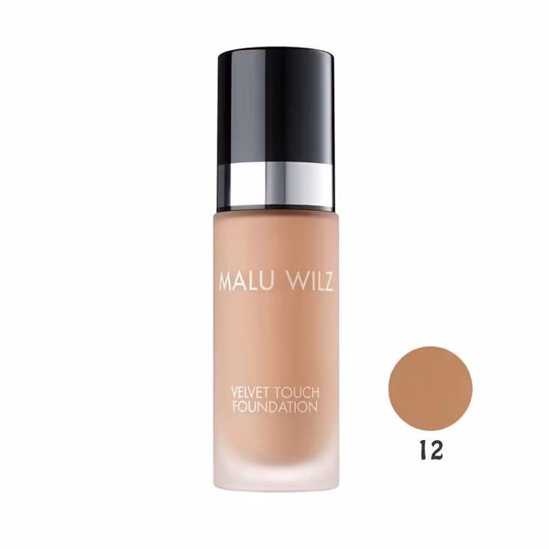 کرم پودر مخملی مالوویز Malu Wilz Velvet Touch Cream Foundation 12 (4043993452124) - فروشگاه میرکمالی