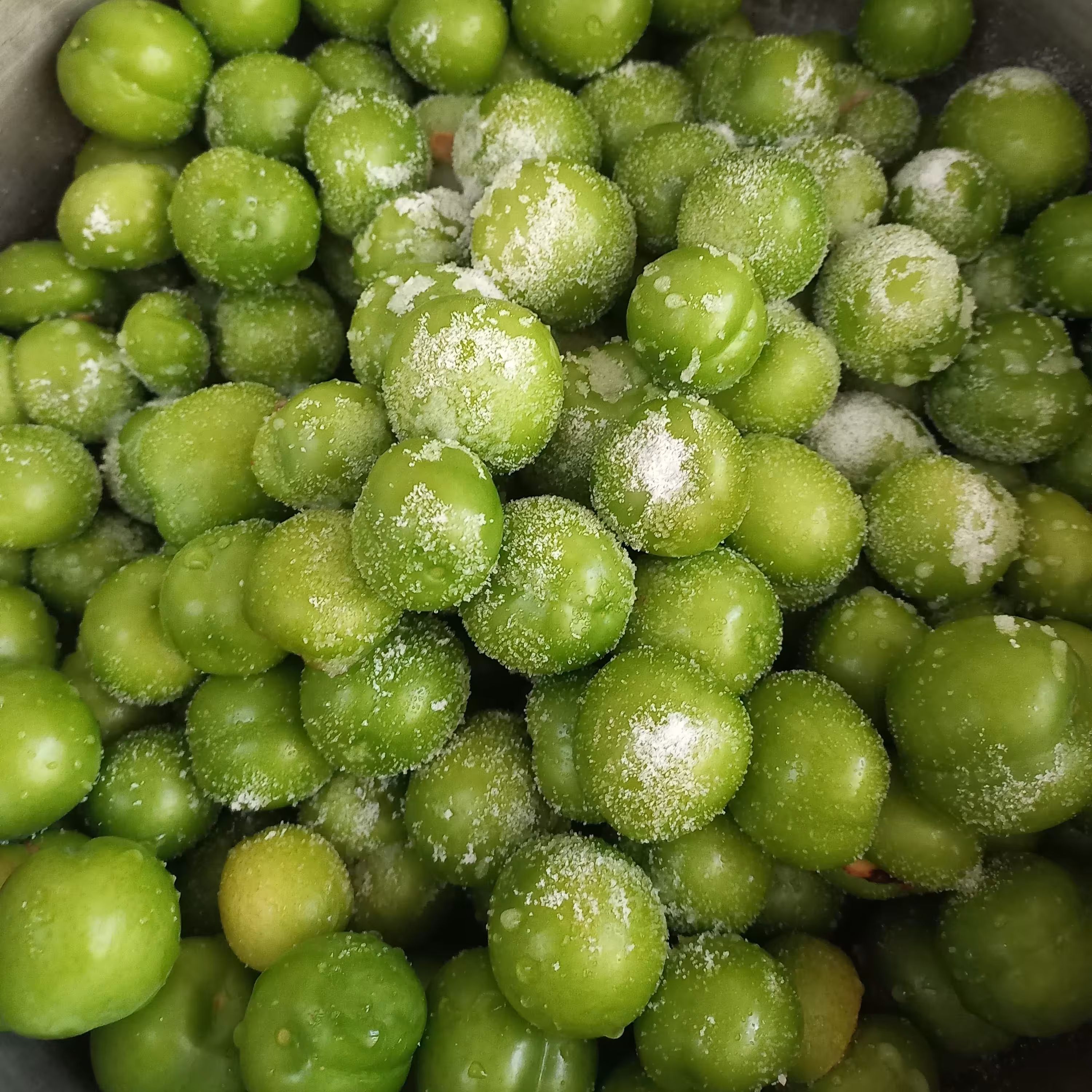 ترشی گوجه سبز فوق العاده خوشمزه ومناسب سفره آرایی🥰بسته 300گرمی