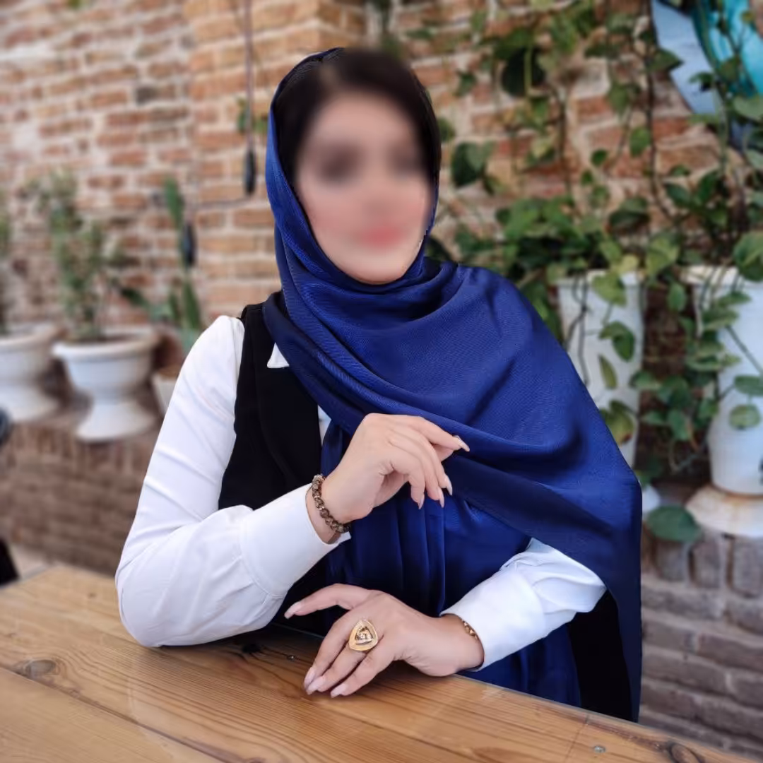 شال بامبو دورو رنگ آبی کاربنی مات و براق ارسال رایگان 