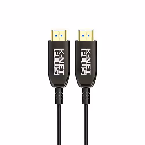 کابل HDMI ورژن 2.1 فیبر نوری کی نت پلاس طول 15 متر با قابلیت AOC با رزولوشن 8K