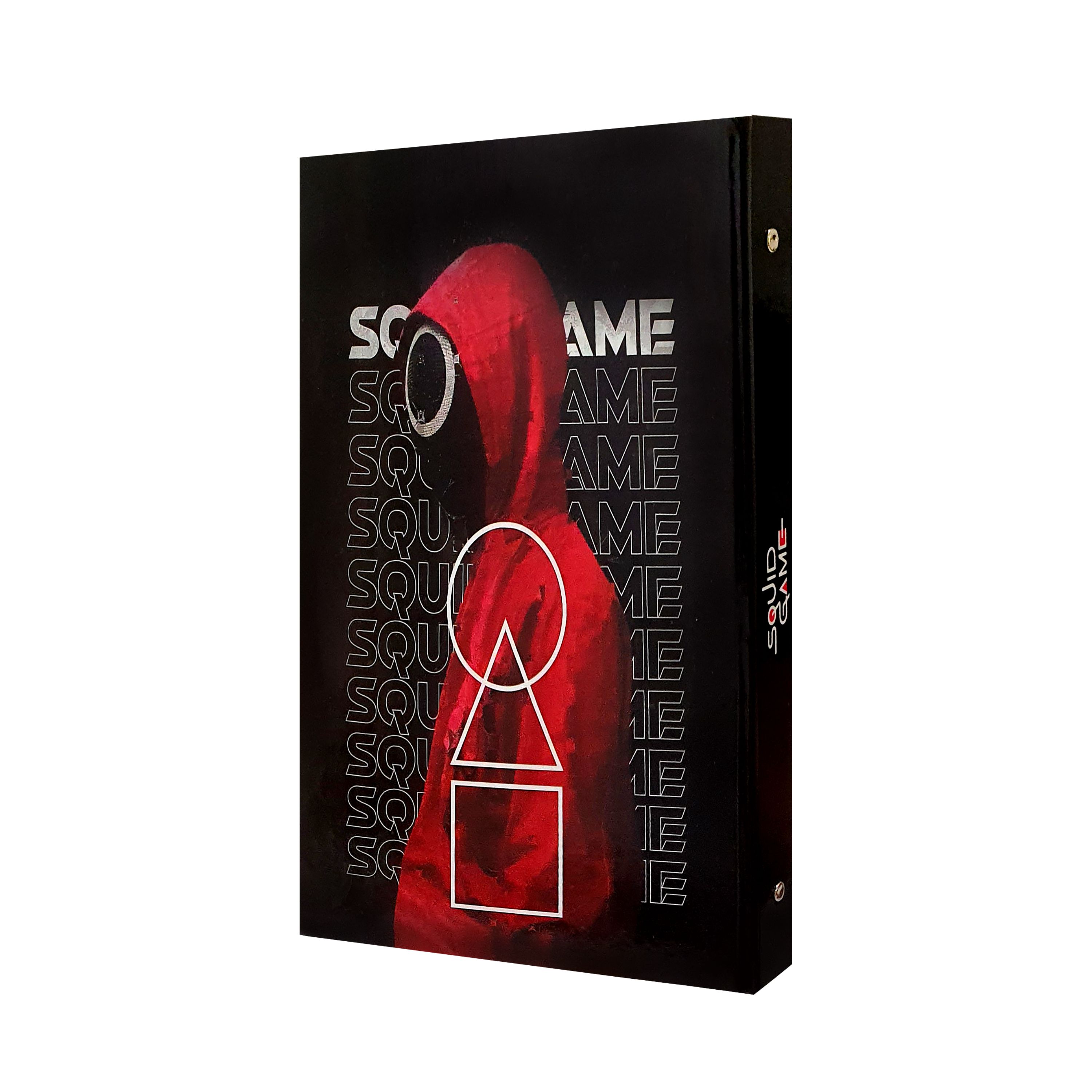 کلاسور 100 برگ پدیده نقش مدل 26 حلقه کالکشن فیلم و سریال طرح squid game کد02