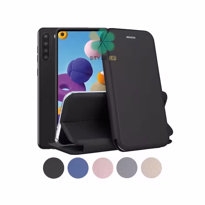 کیف کلاسوری چرمی گوشی سامسونگ Samsung Galaxy A21