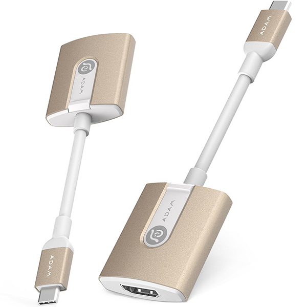 کیت آداپتور آدام المنتس ADAM ELEMENTS تبدیل USB-C به HDMI مدل CASA H01 - طلایی - Hiapple.ir