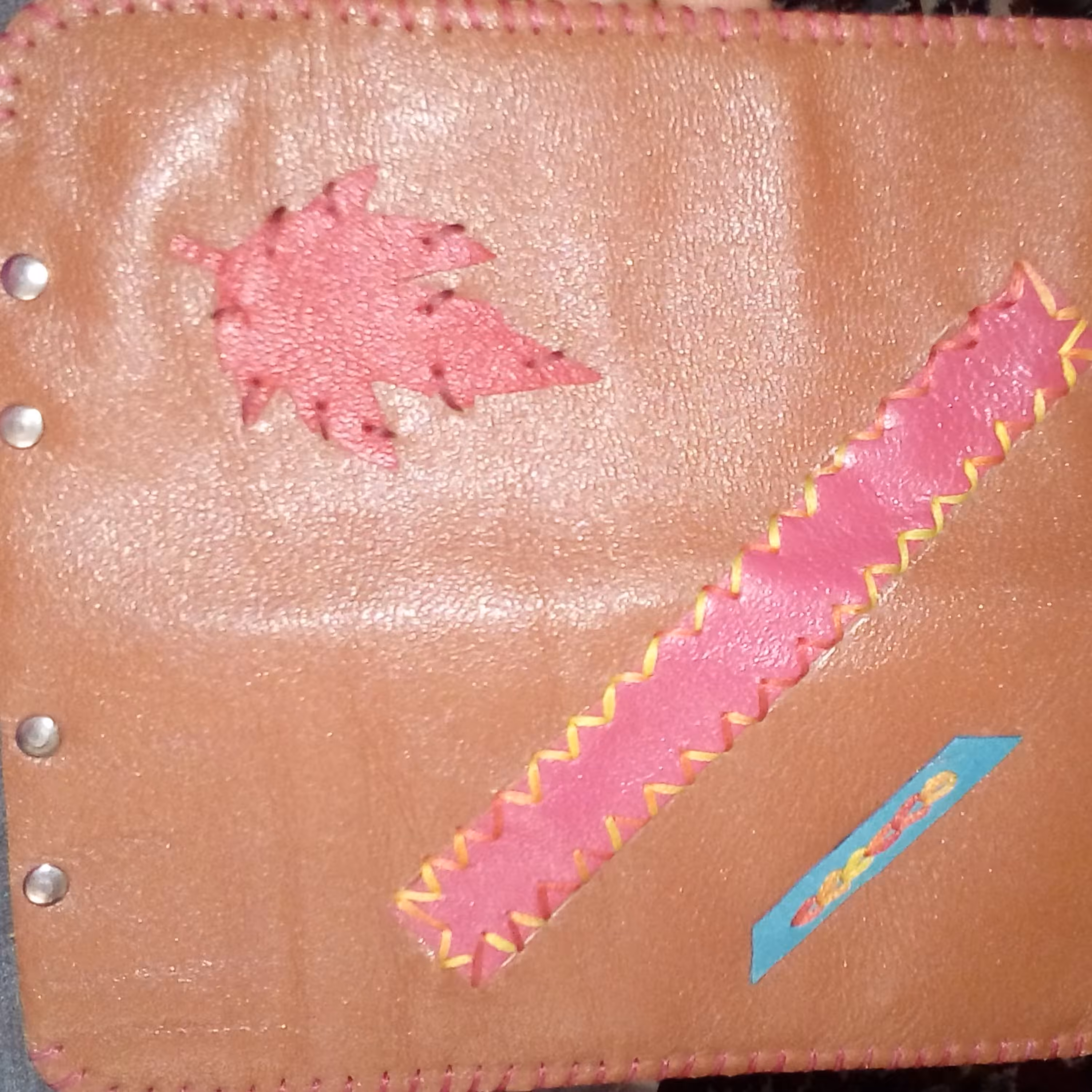 کیف پول و جاکارتی چرم اصل قهوه ای روشن