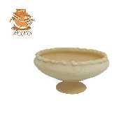 جاسبزه سفالی پایه دار مدل لبچین قطر 20 سانتی متر

