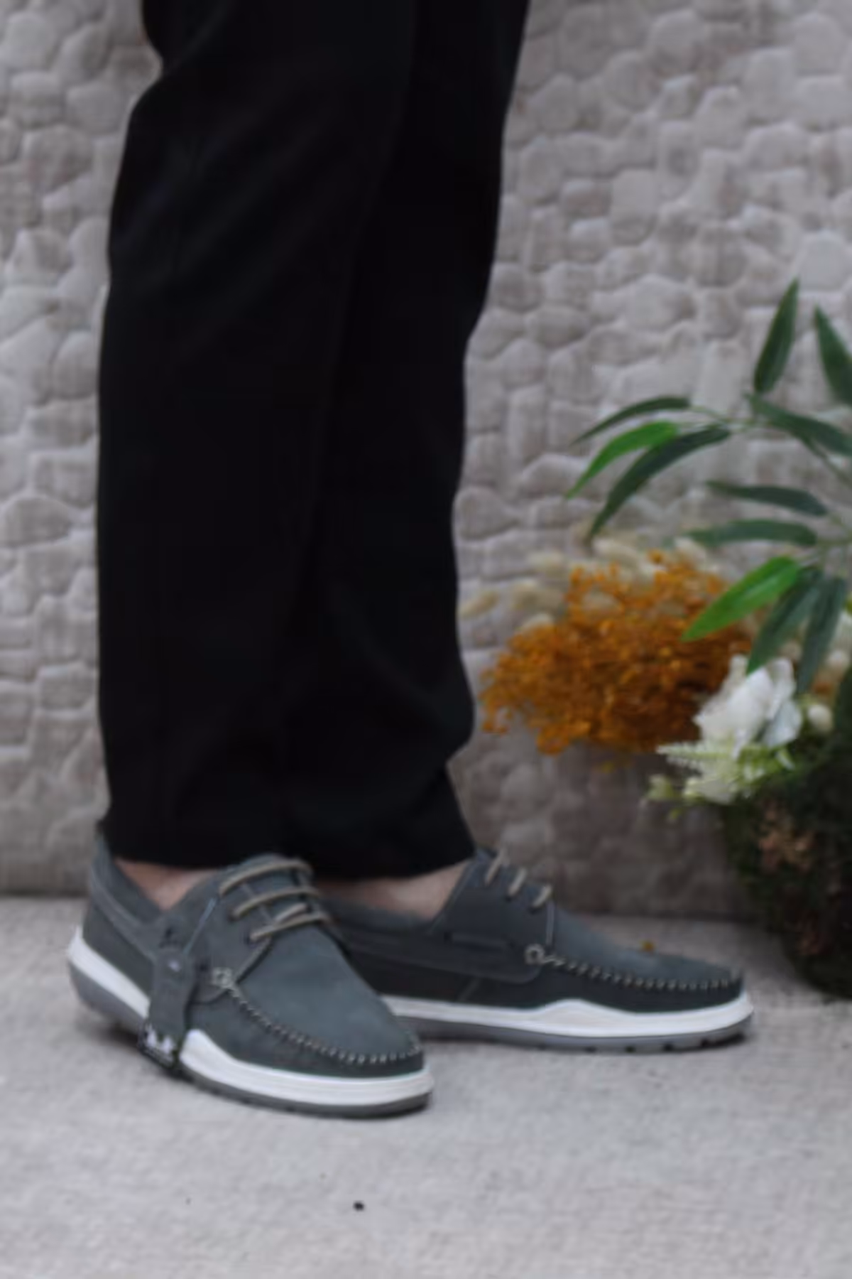 کفش های کژوال آبی مردانه محصول اصلی راحت چرمی Dockers