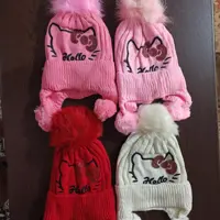 کلاه بافت دخترانه داخل کرک
