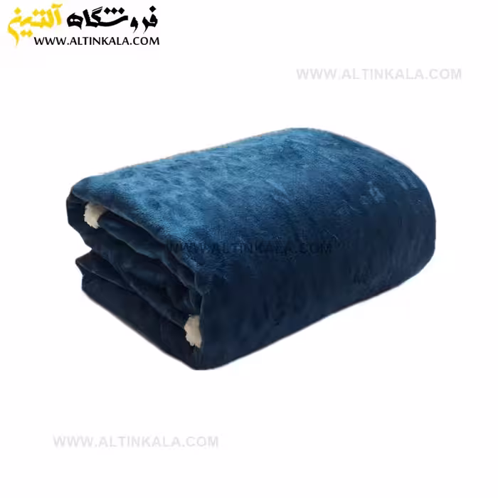 پتو گوسفندی نوجوان دولایه سایز 120×150 طرح سنگی اقیانوسی