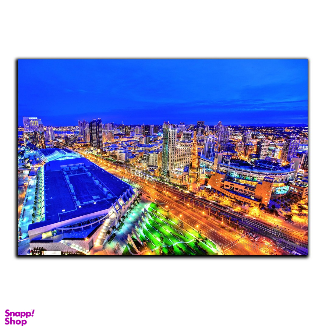 تابلو شاسی بکلیت طرح منظره شهر در شب مدل SH-369