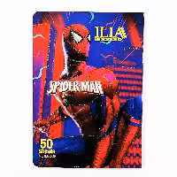 دفتر نقاشی ایلیا طرح مرد عنکبوتی 50 برگ ته چسب