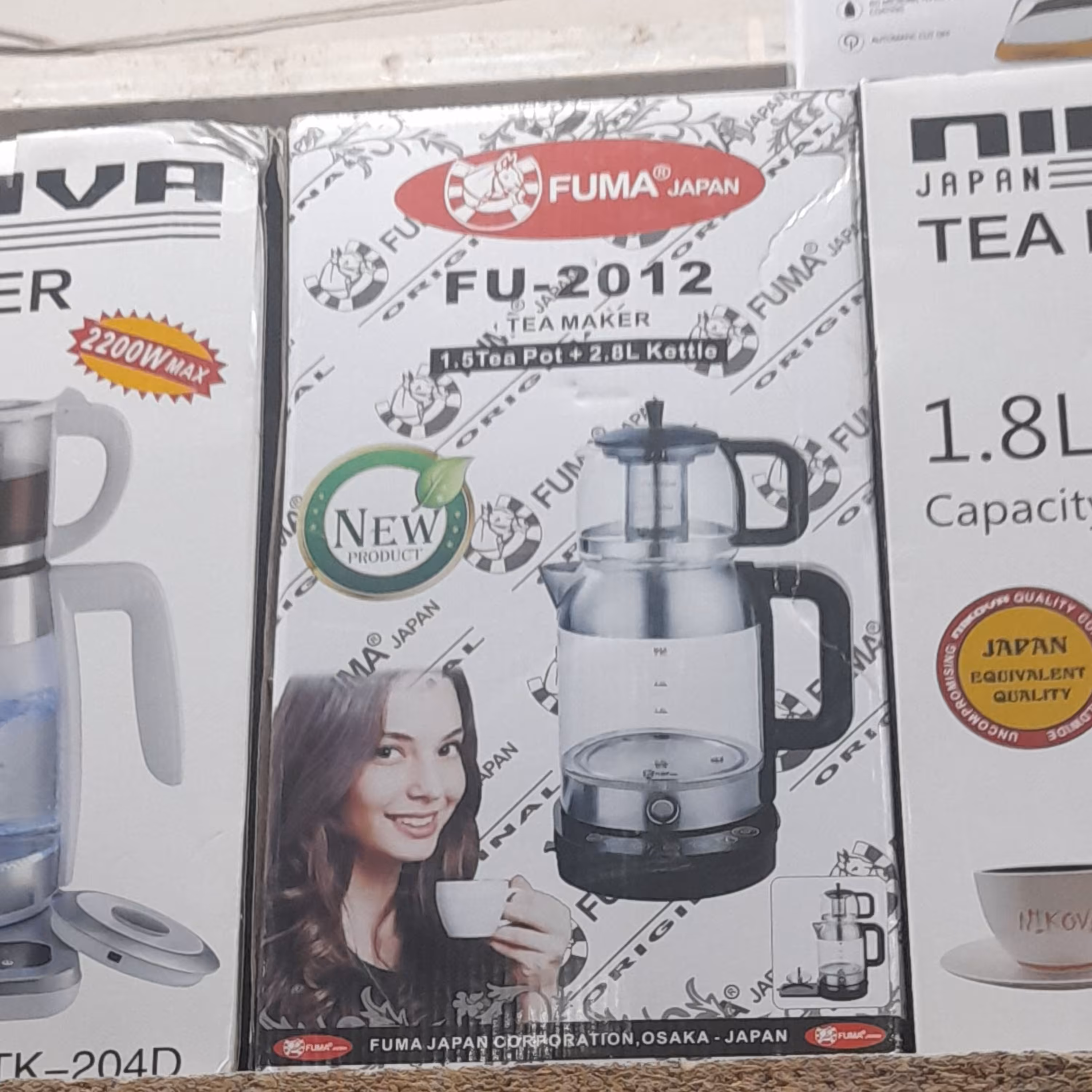 چای ساز  لمسی رو هم فوما ژاپن  مدل fu 2012