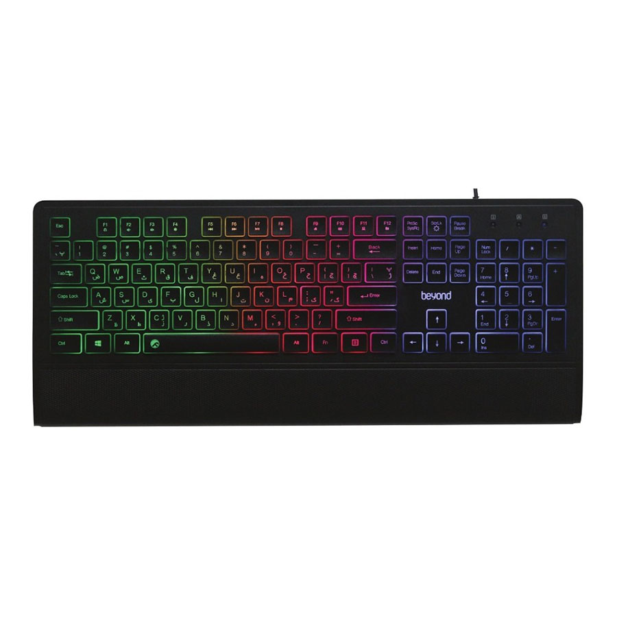 قیمت و خرید کیبورد باسیم بیاند مدل BK-7210 RGB | یاس ارتباط