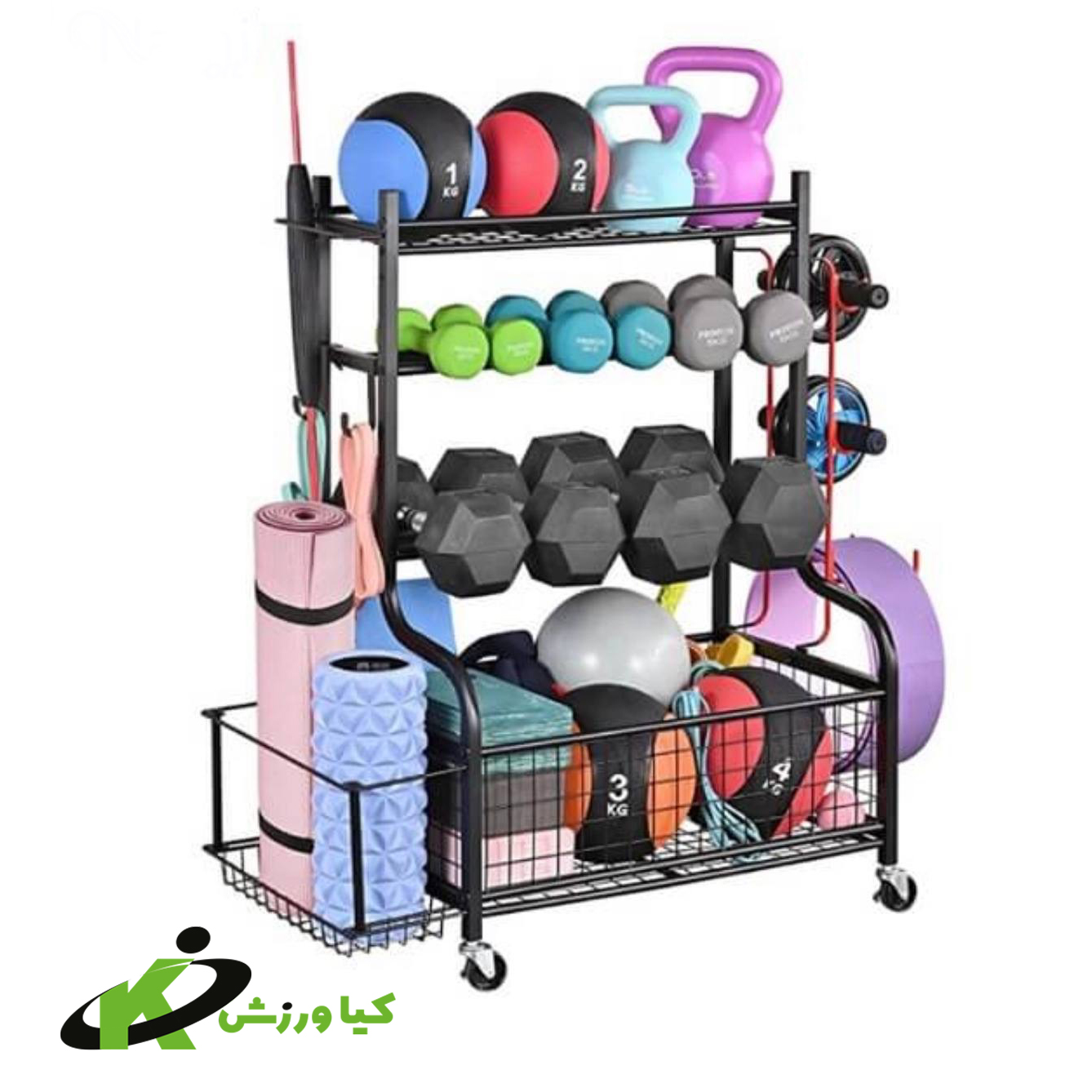 رک دمبل و اکسسوری kv086