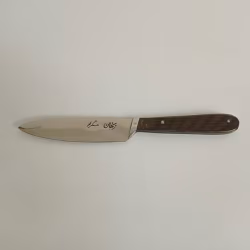 چاقو استیل دم دستی آشپزخانه زنجان سایز یک با کیفیت عالی