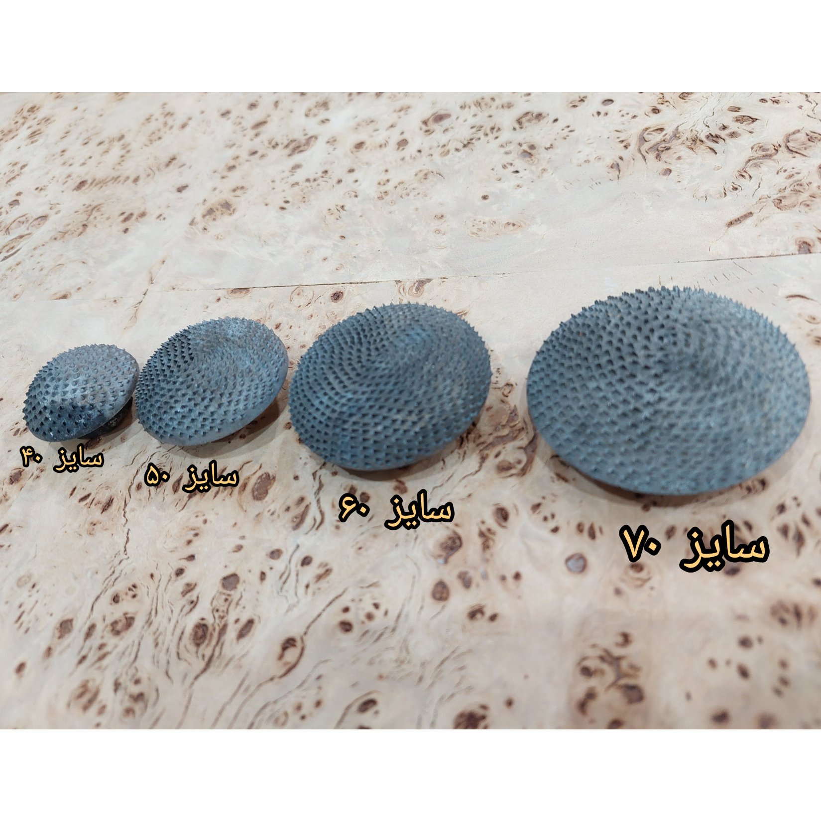 سنباده سری قارچی شماره 50mm چوب ساب