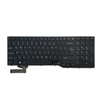 کیبورد لپ تاپ فوجیتسو مدل Lifebook AH544 مشکی با فریم