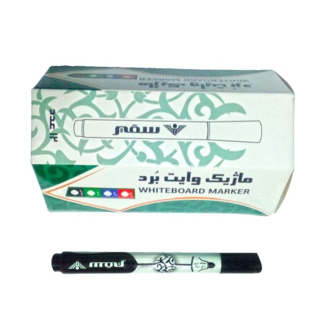 ماژیک وایت برد نوک تخت سفیر، بسته 12 عددی