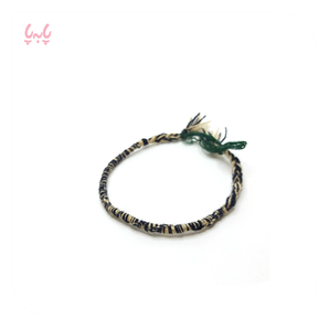 دستبند طرح قشقایی مدل حلقه سورمه ای