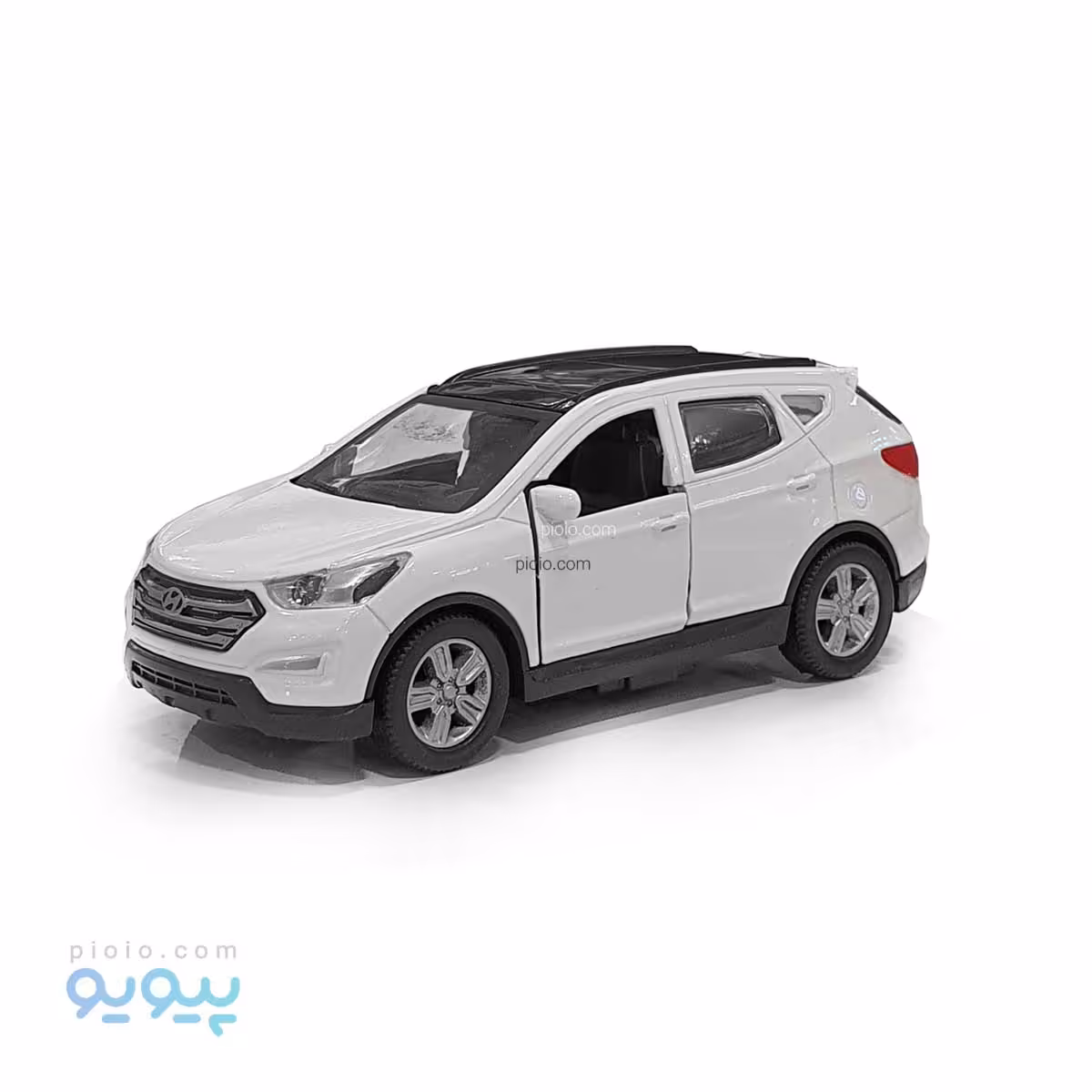 ماشین فلزی سانتافه سفید طاها تویز آیتم 1502 تک و عمده