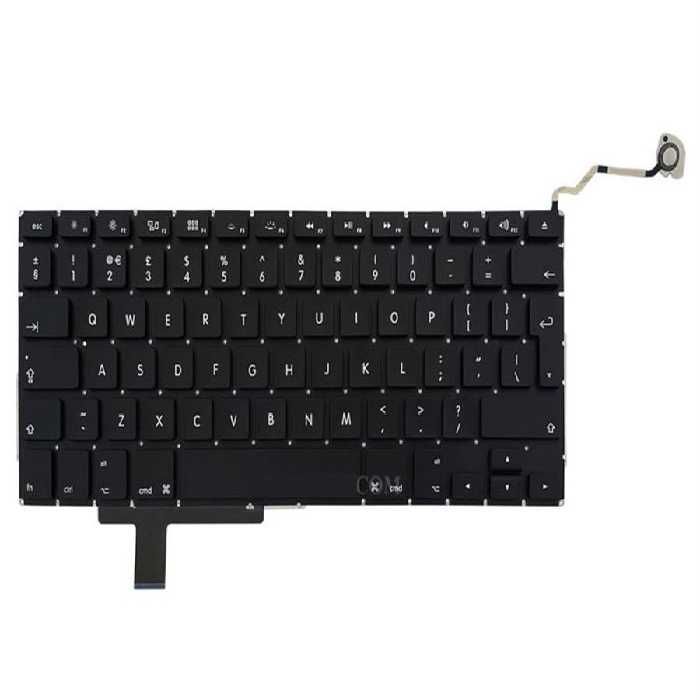 کیبورد لپ تاپ اپل MacBook Pro A1297 مشکی اینتربزرگ به همراه کلید پاور