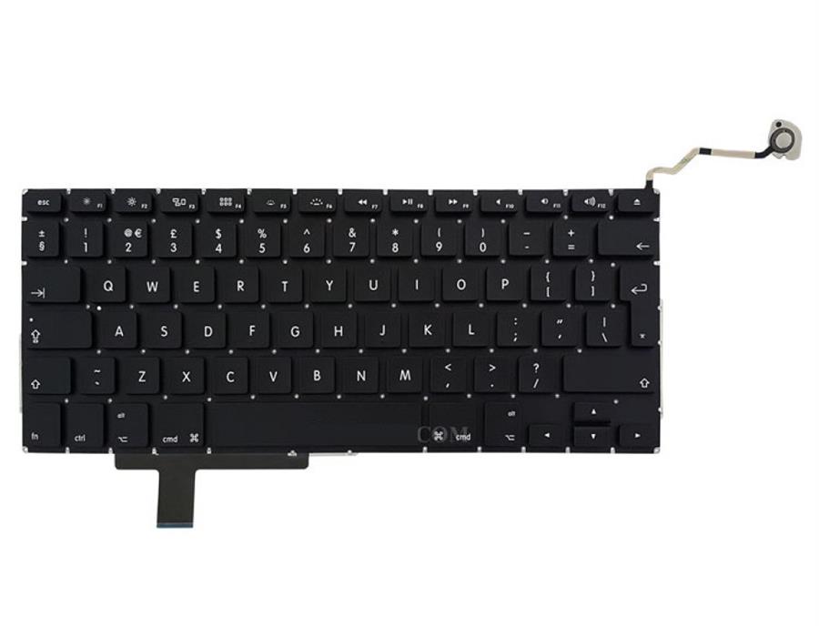 کیبورد لپ تاپ اپل MacBook Pro A1297 مشکی اینتربزرگ به همراه کلید پاور