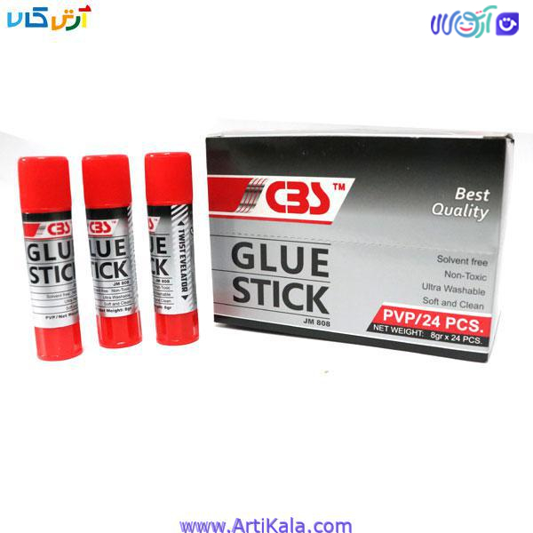 بسته 24 عددی چسب ماتیکی 8 گرمی CBS