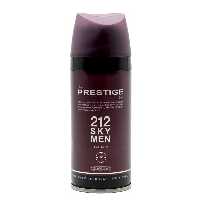 اسپری دئودورانت مردانه پرستیژ Prestige مدل 212 Sky Men حجم 150 میلی لیتر