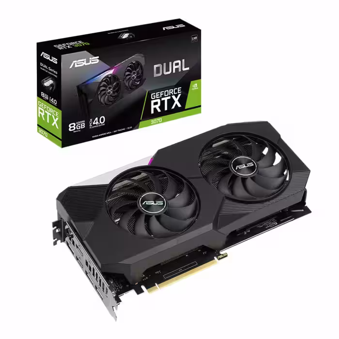 کارت گرافیک ایسوس Dual  RTX 3070 V2 8GB
