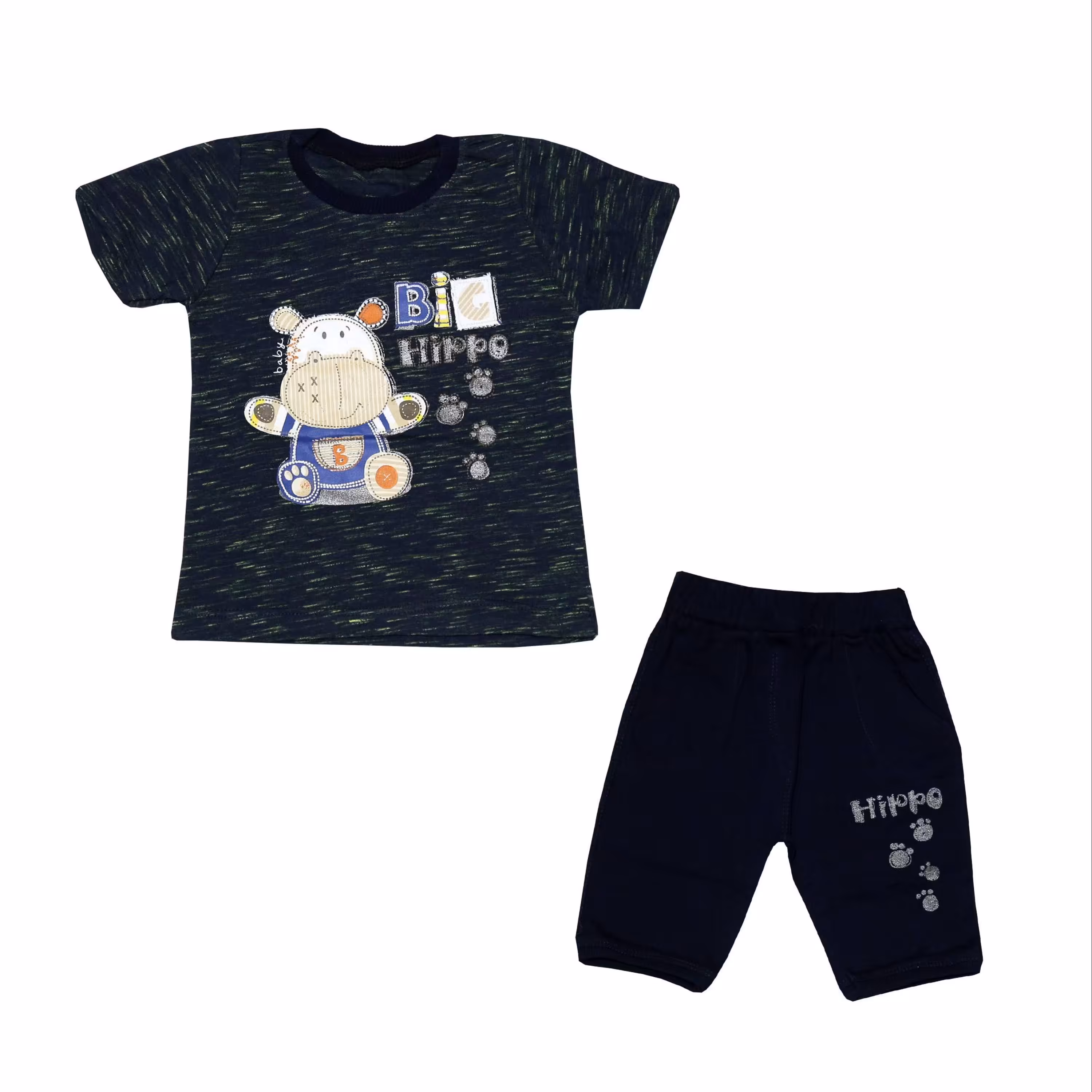 ست تی شرت و شلوارک پسرانه مدل هیپو 04