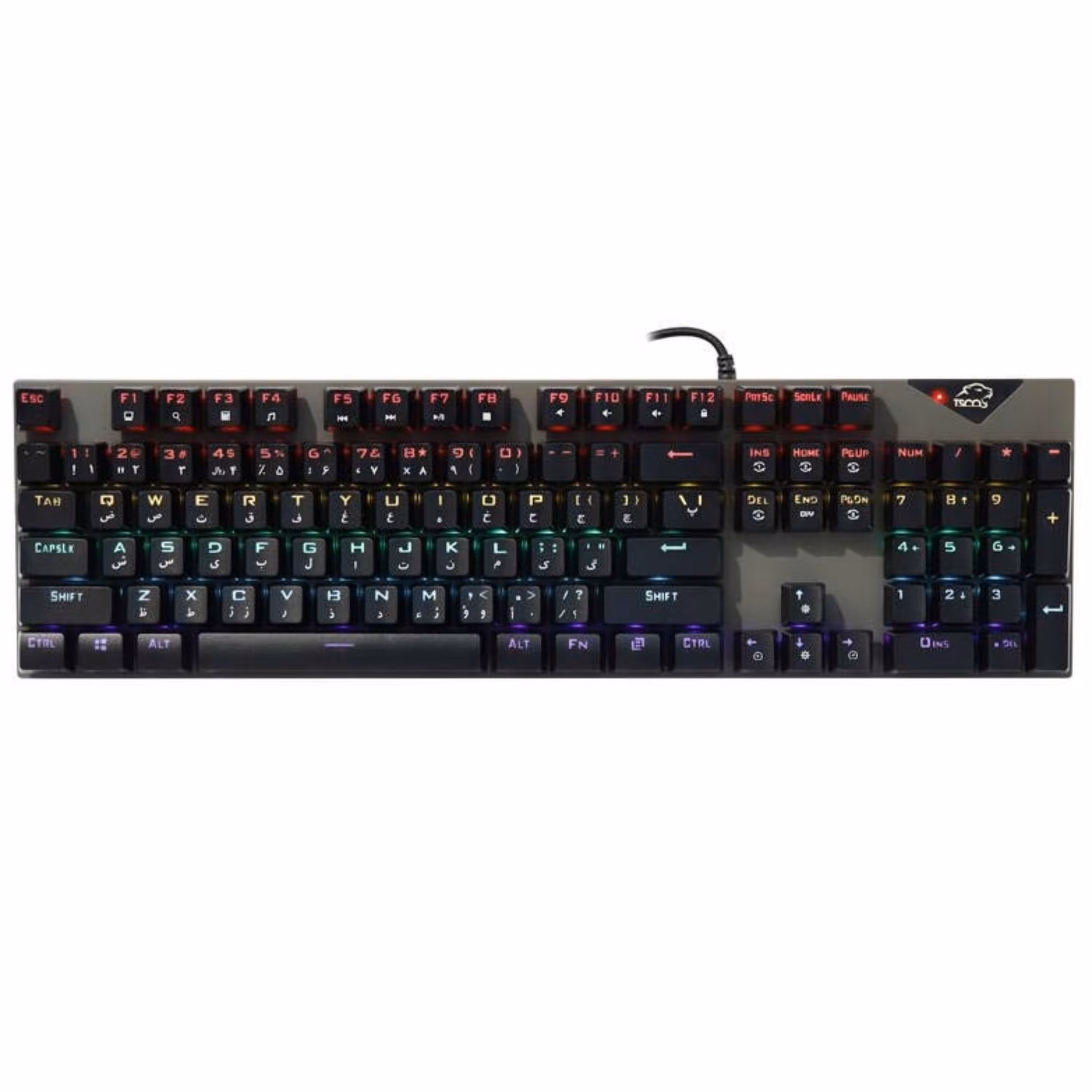 کیبورد مخصوص بازی TSCO GK 8130RGB با گارانتی 18 ماهه