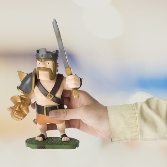 اسباب بازی فیگور کلش اف کلنز مدل Barbarian King