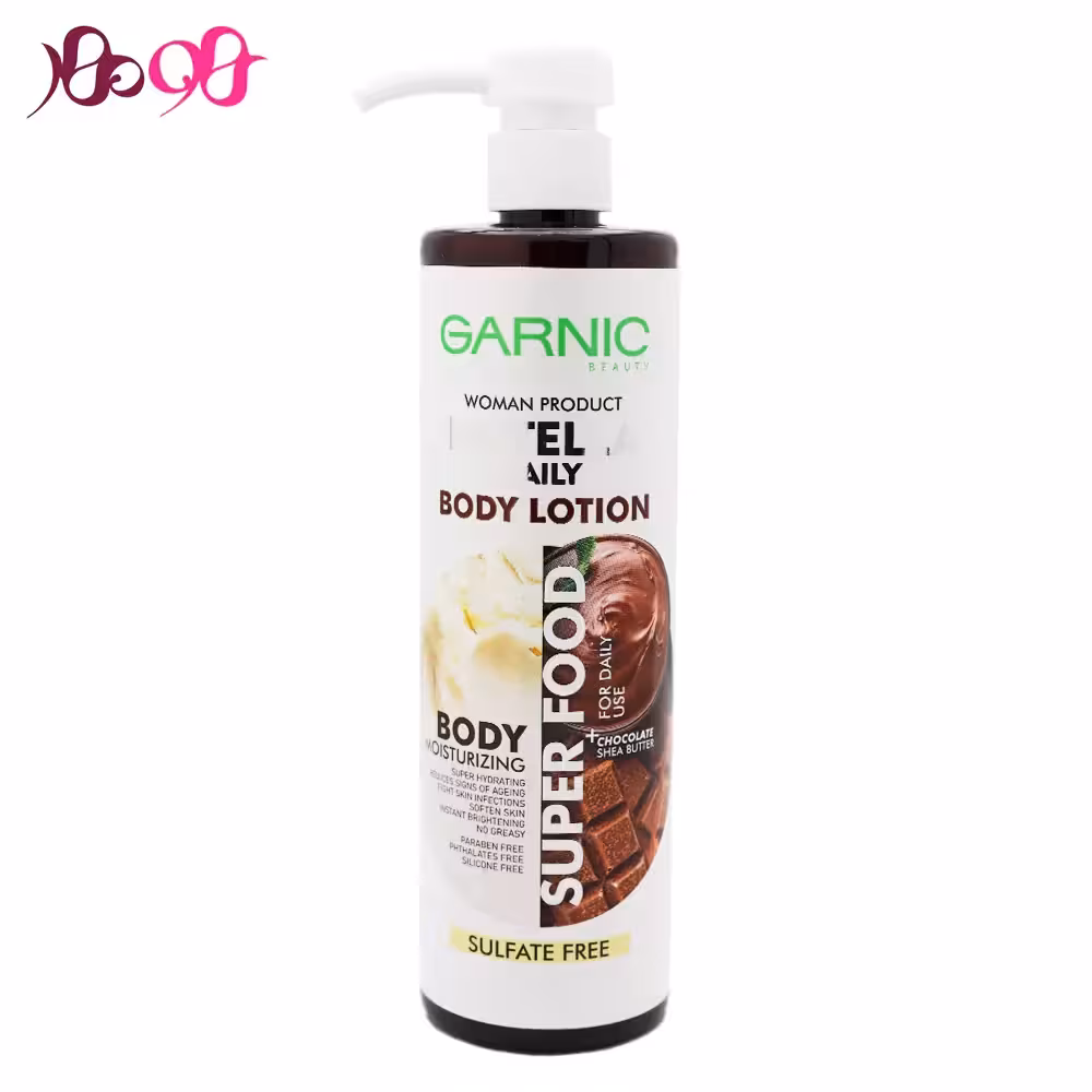 لوسیون بدن روزانه نوتلا و شکلات گارنیک GARNIC