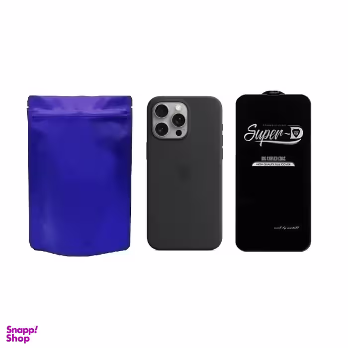 کاور گوشی موبایل مدل M-B Silicon مناسب اپل iPhone 14 Pro Max به همراه محافظ صفحه نمایش SuperD