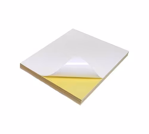 کاغذ پشت چسب دار براق سایز A4 بسته 100 عددی