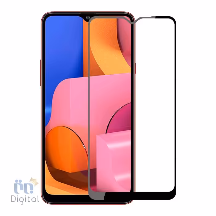 محافظ صفحه نمایش مدل Full Cover Tempered Glass مناسب برای گوشی سامسونگ مدل Galaxy A20s/ A21/ A21s