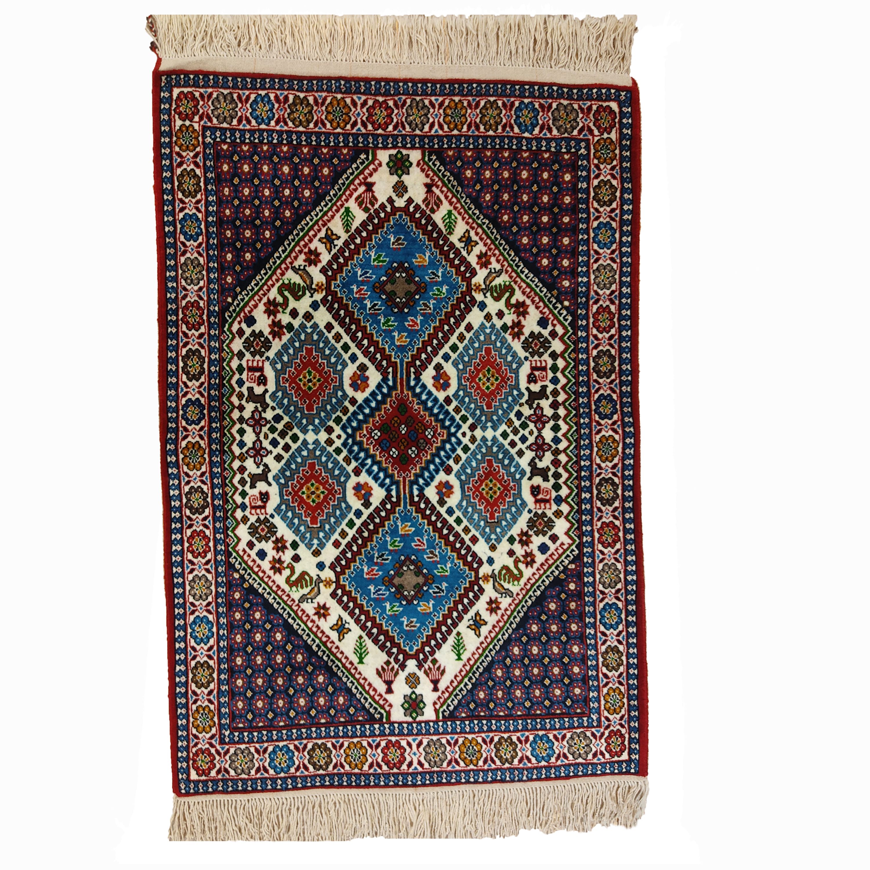 فرش دستبافت یک و نیم متری مدل یلمه کد 320