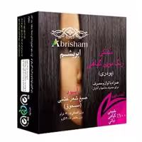 رنگ مو طبیعی گیاهی پودری ابریشم (3 بسته مشکی)آقای عطار 