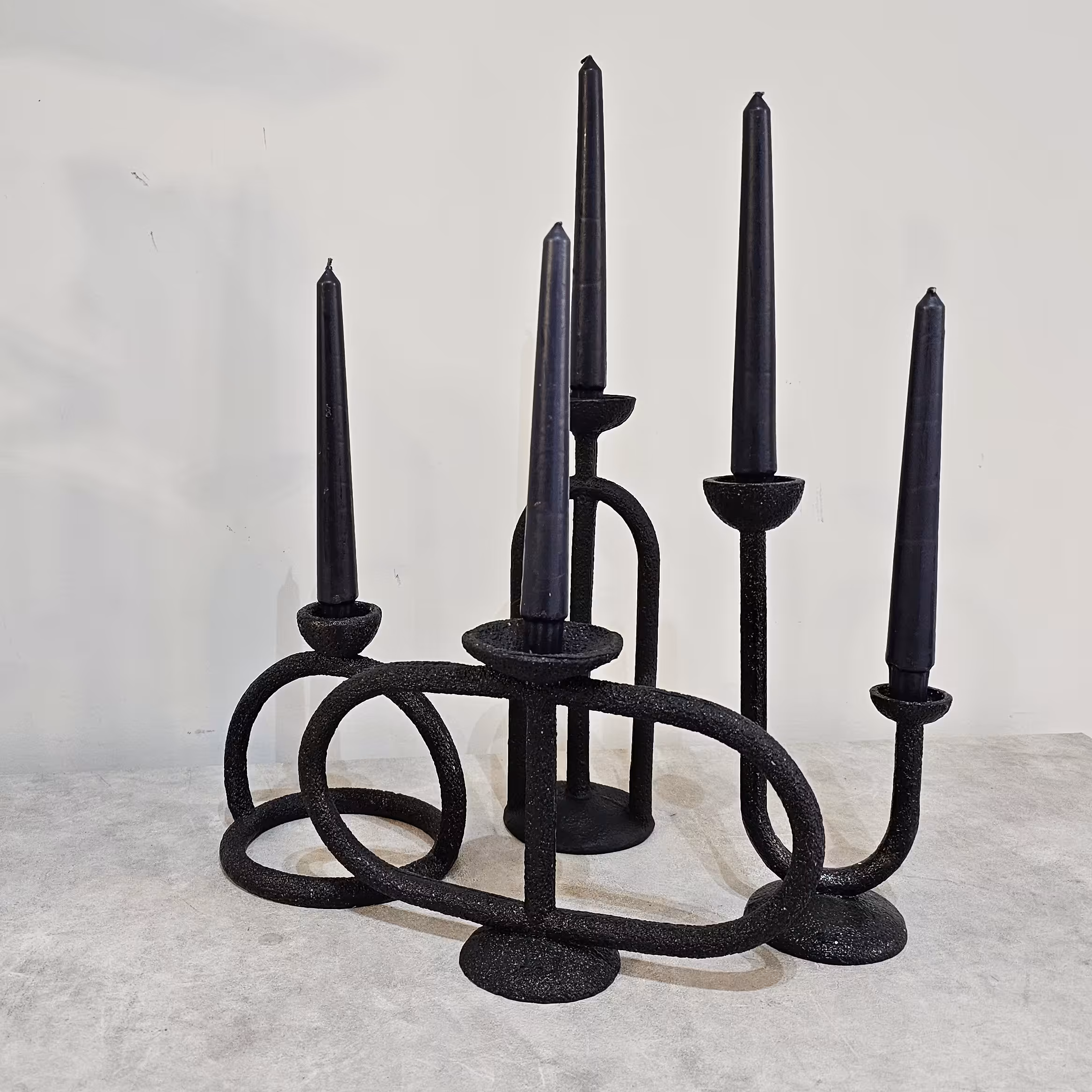 شمعدان دکوراتیو پلی استری ، قابل شستشو ، انتخاب رنگ با مشتری