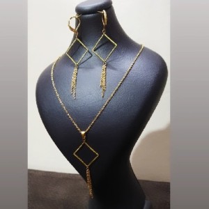 نیم ست لوزی استیل رنگ ثابت تضمینی