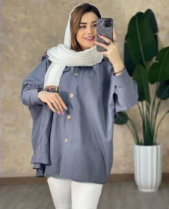 پانچو زنانه کتان راحیل مدل پانچ