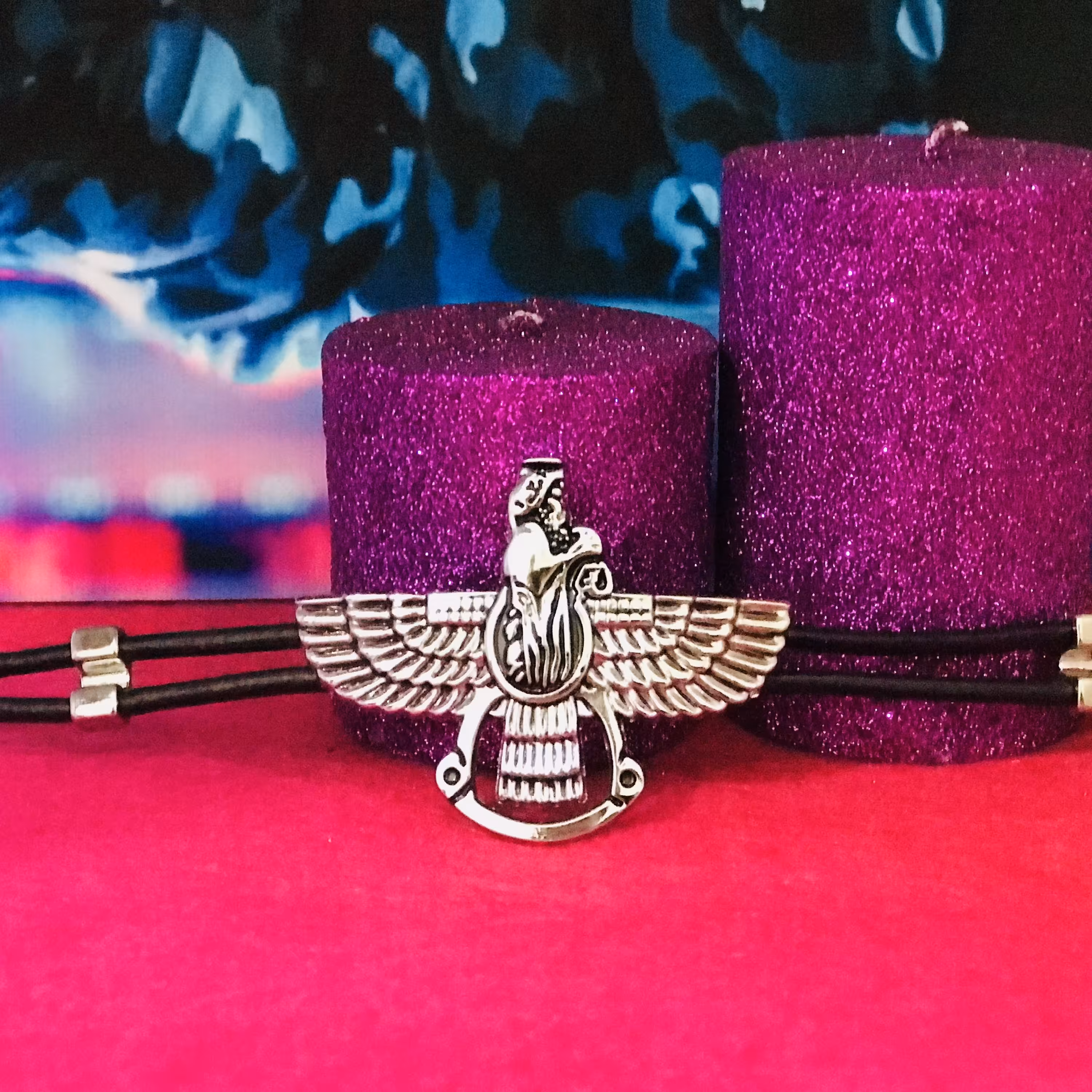 دستبند بند چرم اسپرت 