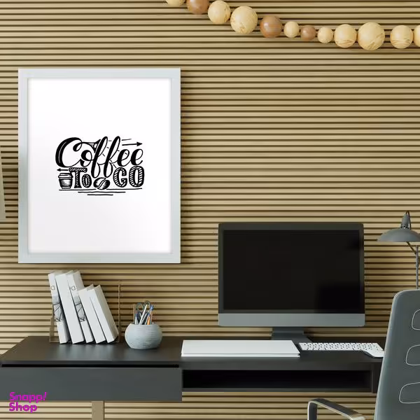 تابلو مدل نوشته انگلیسی طرح COFFEE کد 717
