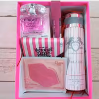 باکس هدیه صورتی دخترانه بسیار خاص و کاربردی همراه با ارسال رایگان