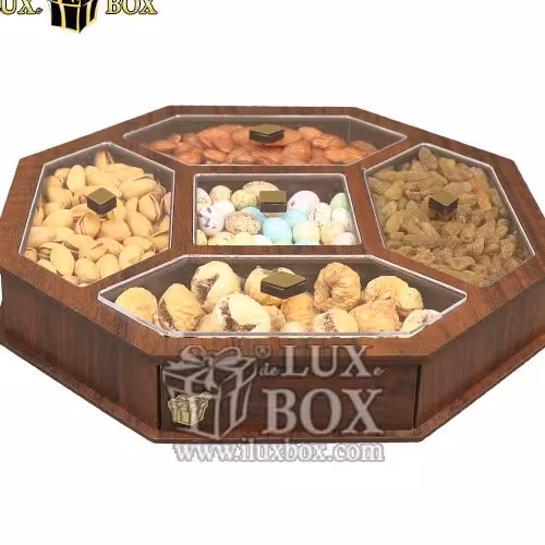 جعبه شش ضلعی لوکس وارمر دار 5 خانه شیک و مجلسی