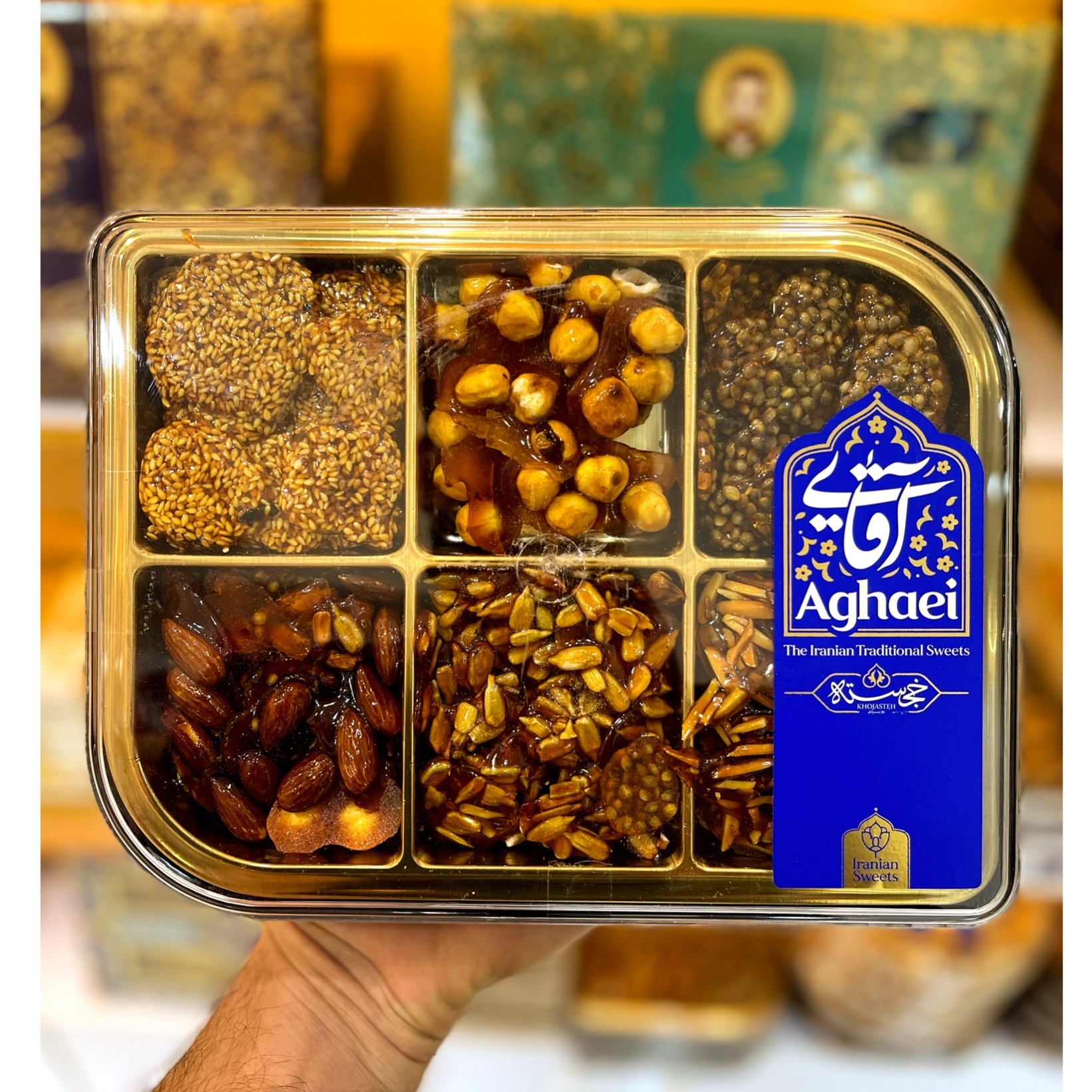 سوهان عسلی 6 مغز 